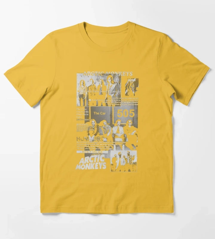 Music Arctic Monkeys T-Shirt Yellow