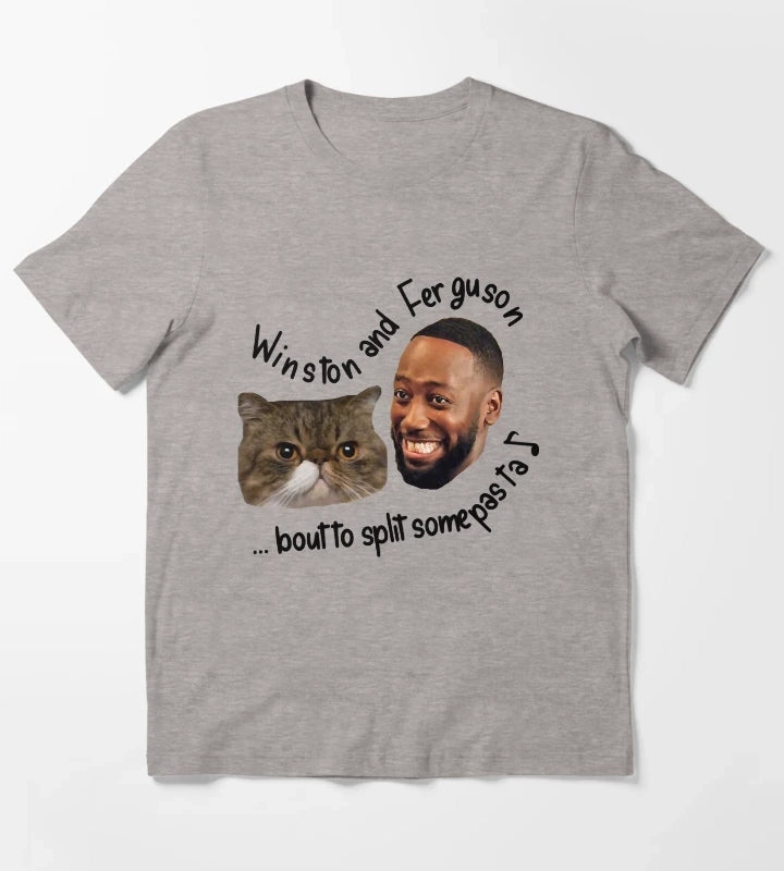 Music Retro New Girl Winston And Ferguson Gifts Music Fans T-Shirt Heather Grey