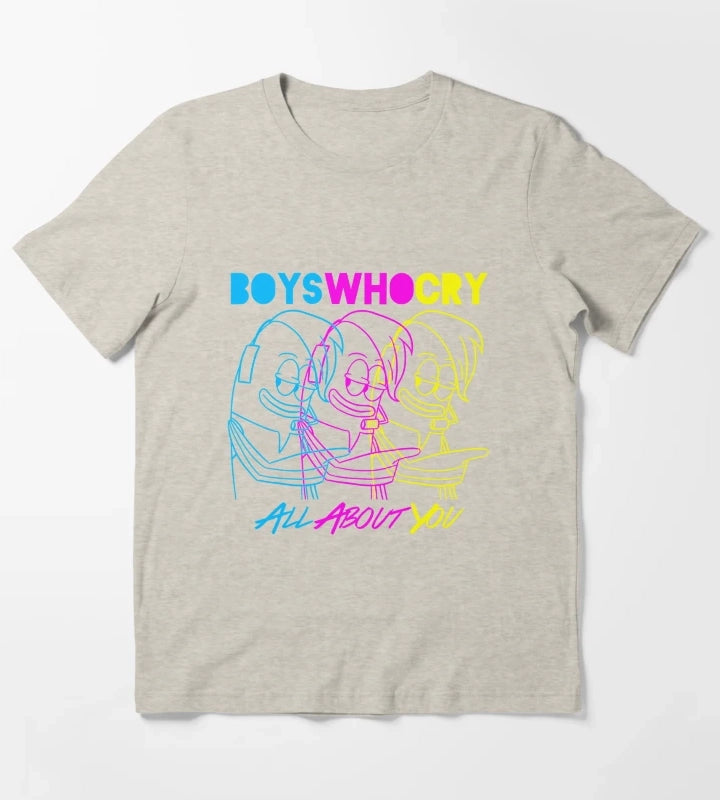 Music Vintage Boys Who Cry T-Shirt Cream