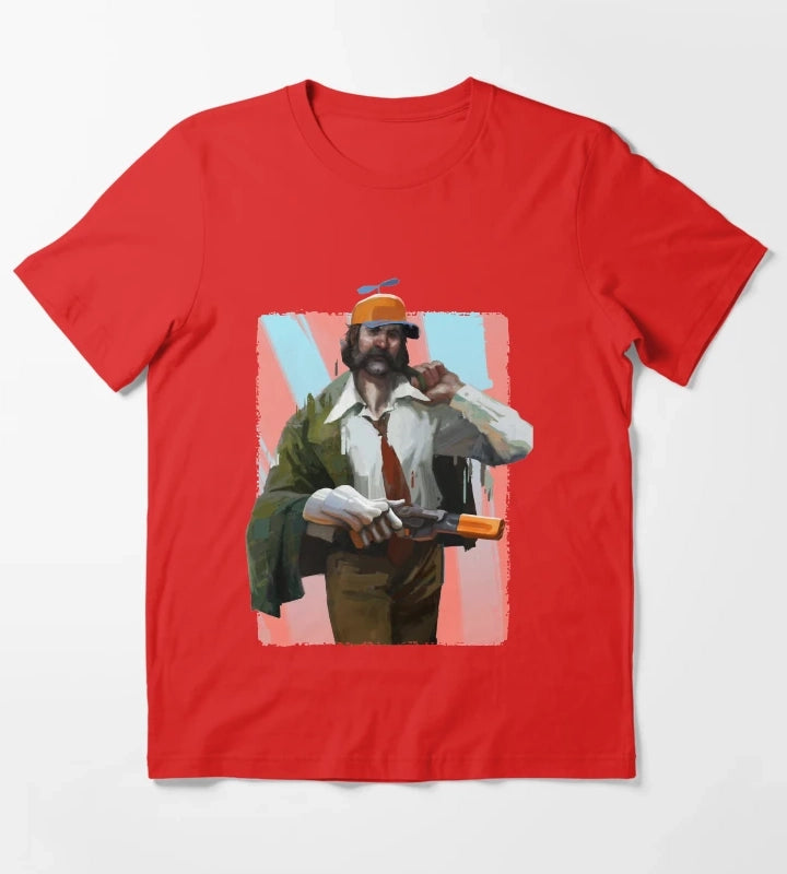 Music Vintage Retro Disco Gameplay Elysium Gifts For Movie Fans T-Shirt Red