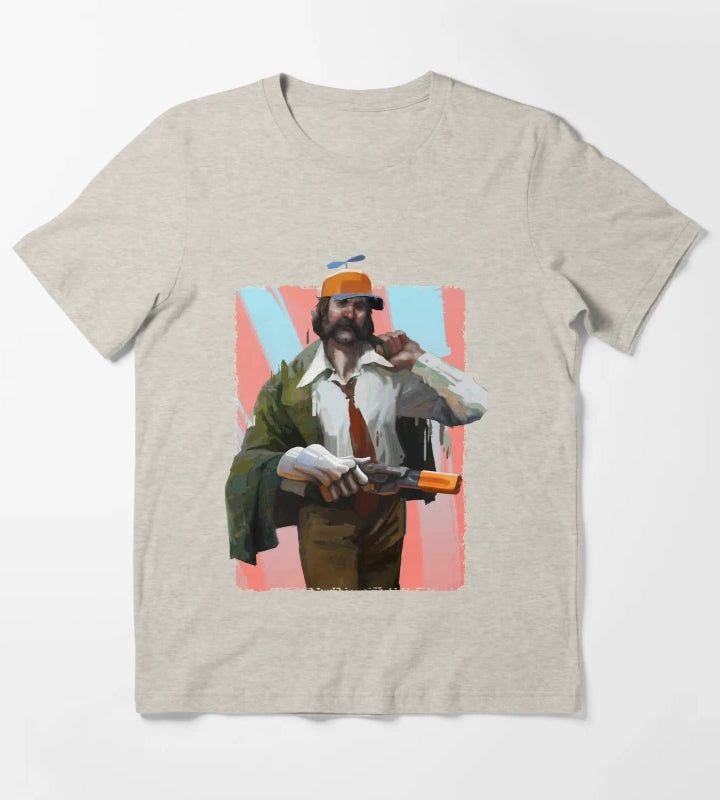 Music Vintage Retro Disco Gameplay Elysium Gifts For Movie Fans T-Shirt Cream