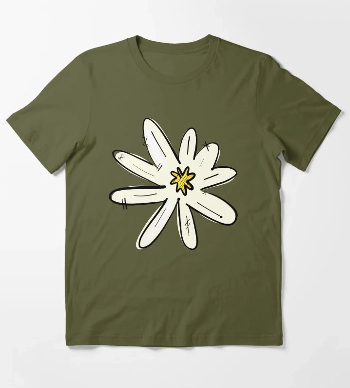 My Daisy T-Shirt Olive Green