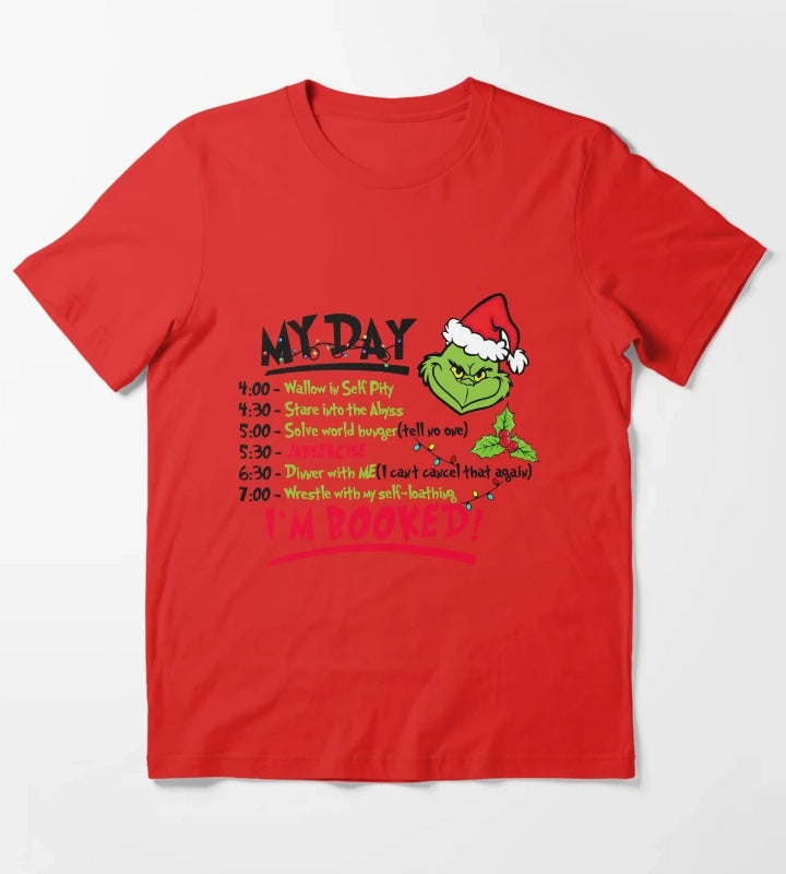 My Day Im Booked T-Shirt Red