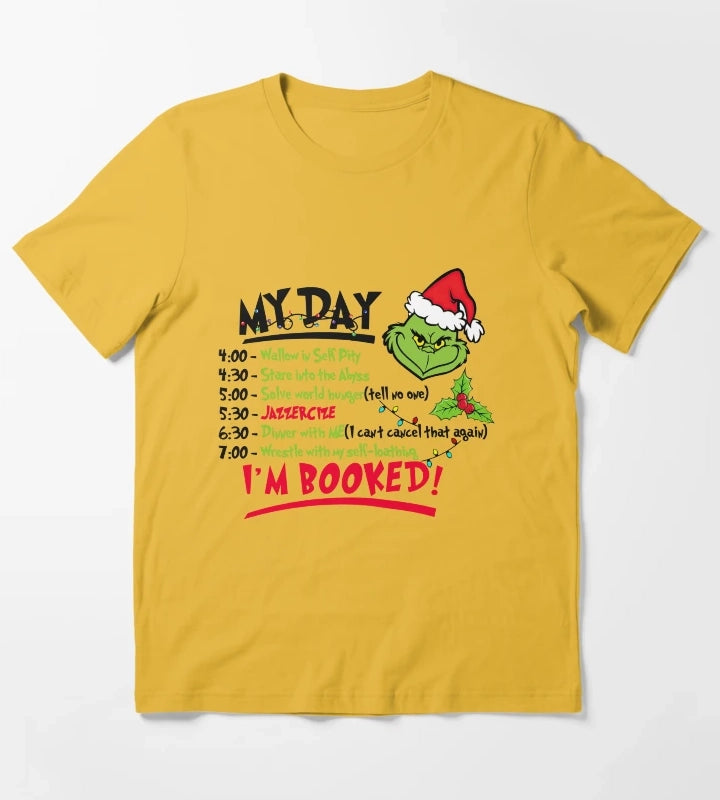 My Day Im Booked T-Shirt Yellow