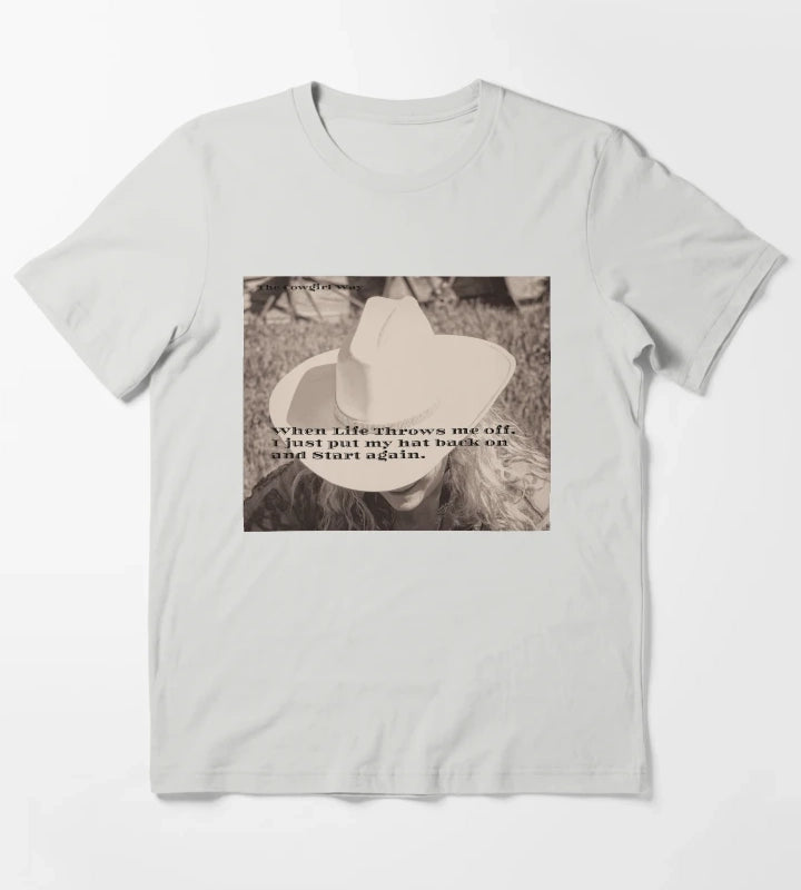 My Hat T-Shirt Light Grey