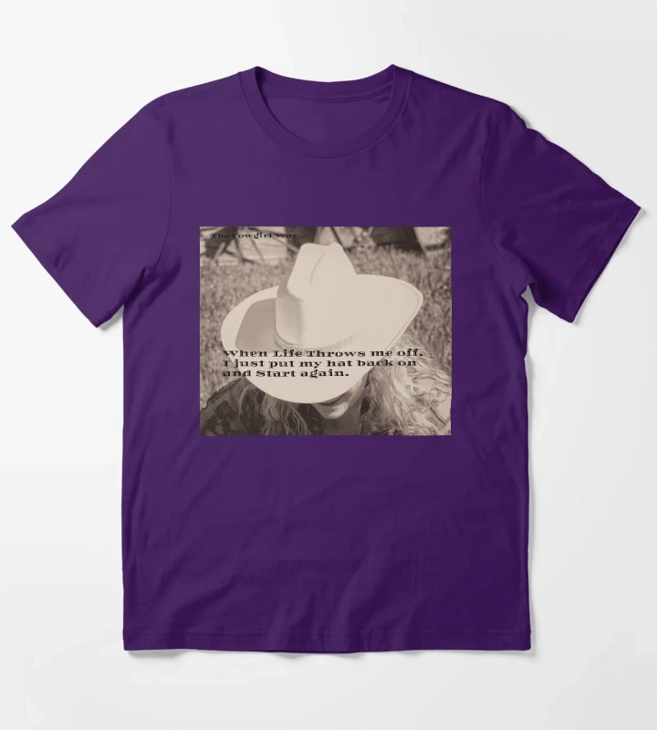 My Hat T-Shirt Purple