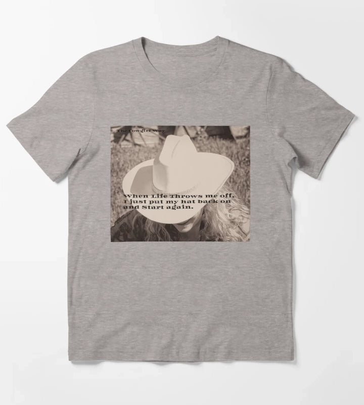 My Hat T-Shirt Heather Grey