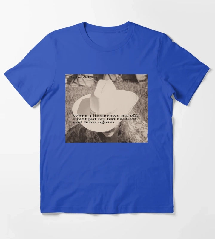My Hat T-Shirt Blue