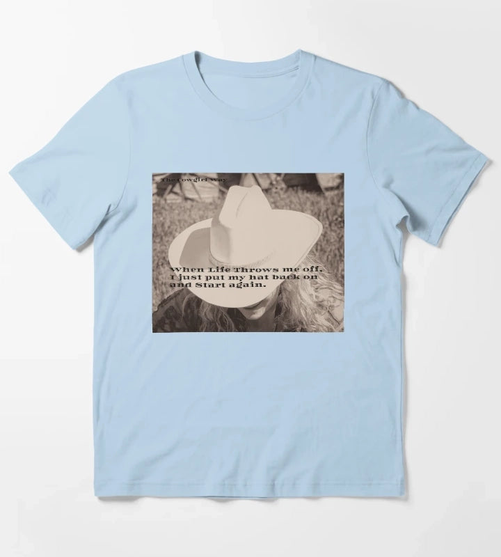 My Hat T-Shirt Sky Blue
