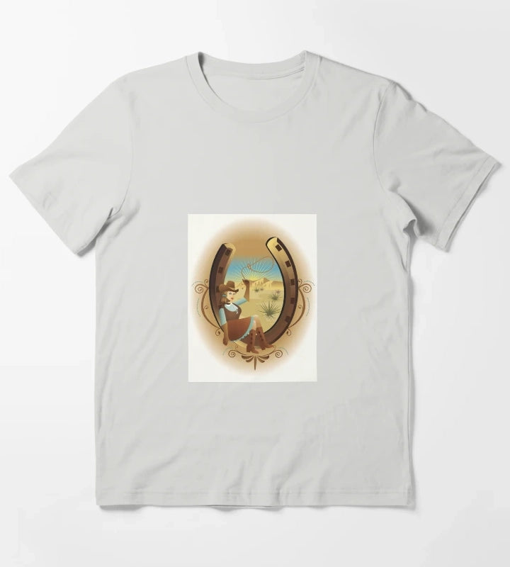 My Lucky Cowgirl T-Shirt Light Grey