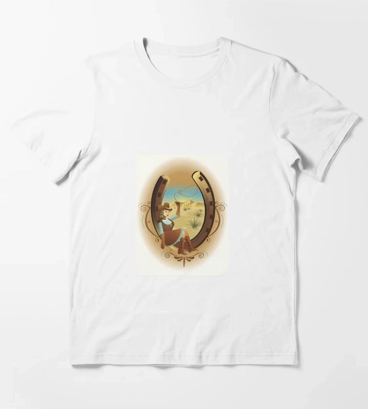 My Lucky Cowgirl T-Shirt White