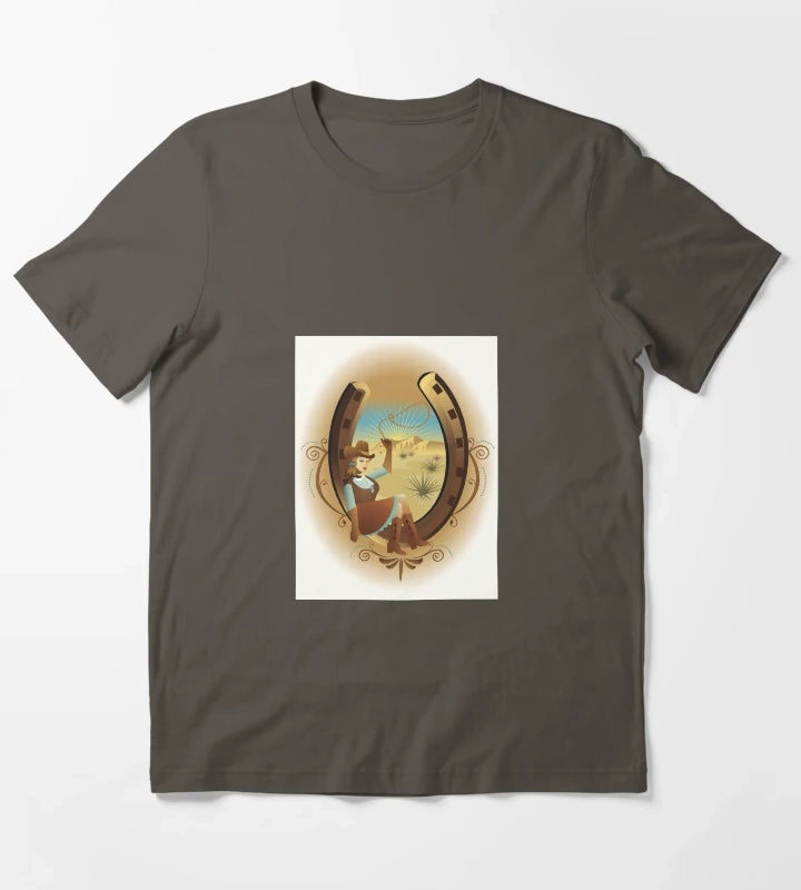 My Lucky Cowgirl T-Shirt Dark Grey