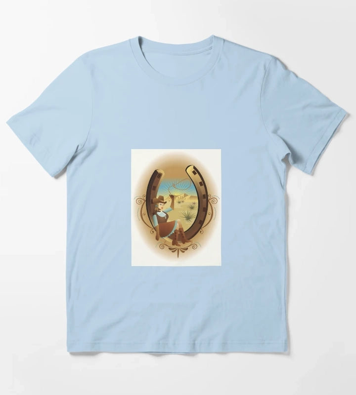 My Lucky Cowgirl T-Shirt Sky Blue
