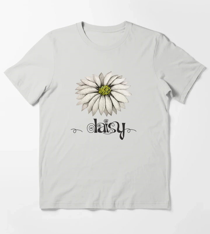 My name is Daisy T-Shirt Light Grey