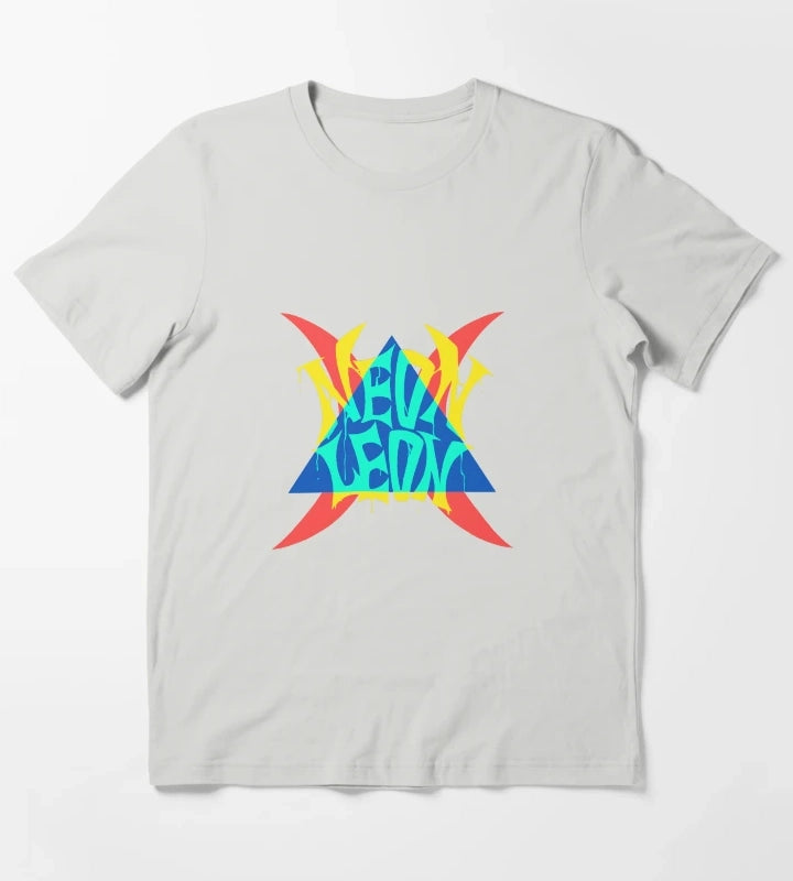 NEON LEON T-Shirt Light Grey