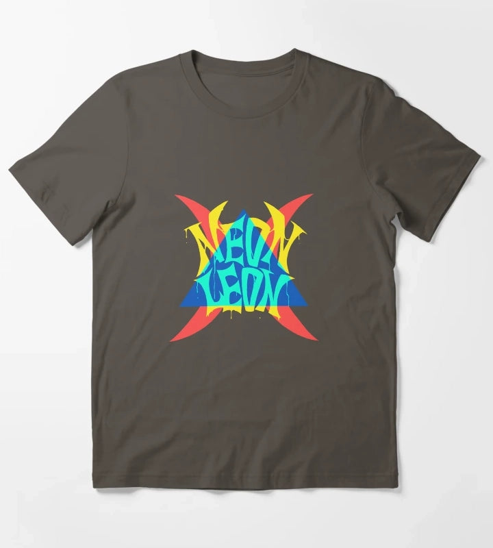 NEON LEON T-Shirt Dark Grey
