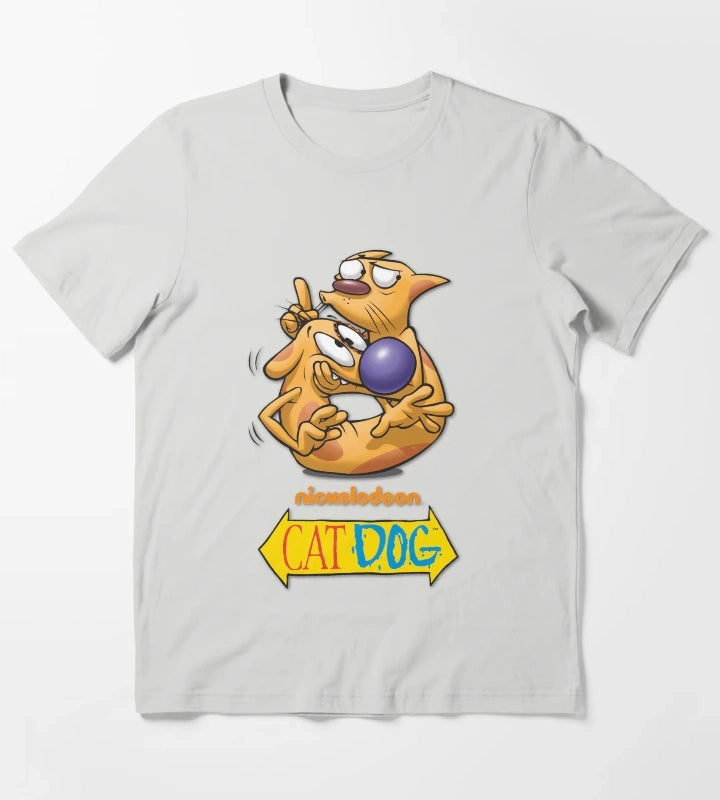 NICKELODEON CATDOG T-Shirt Light Grey
