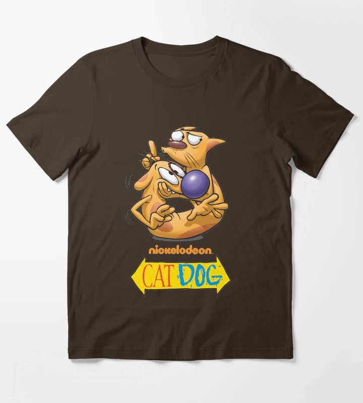 NICKELODEON CATDOG T-Shirt Brown