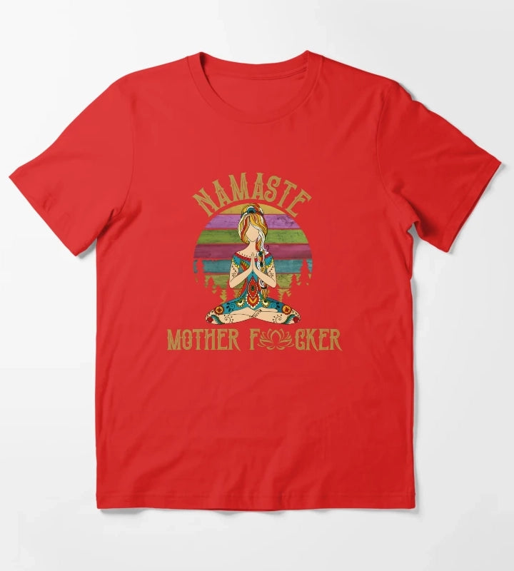 Namaste Mother T-Shirt Red