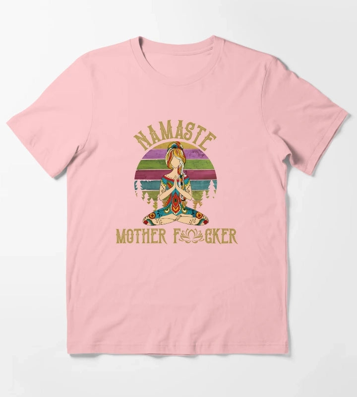 Namaste Mother T-Shirt Dark Grey