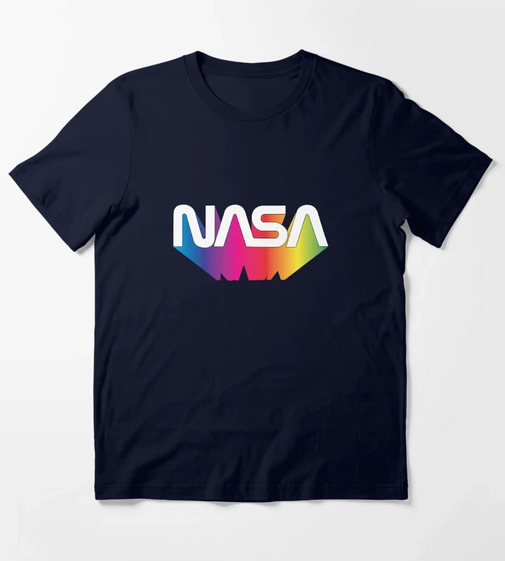 Nasa Rainbow T-Shirt Navy