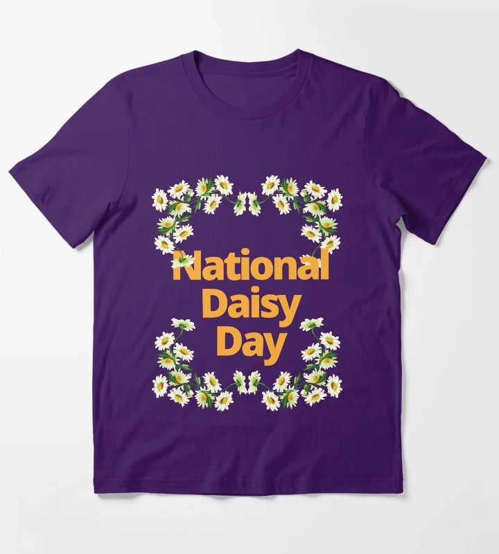 National Daisy Day T-Shirt Purple