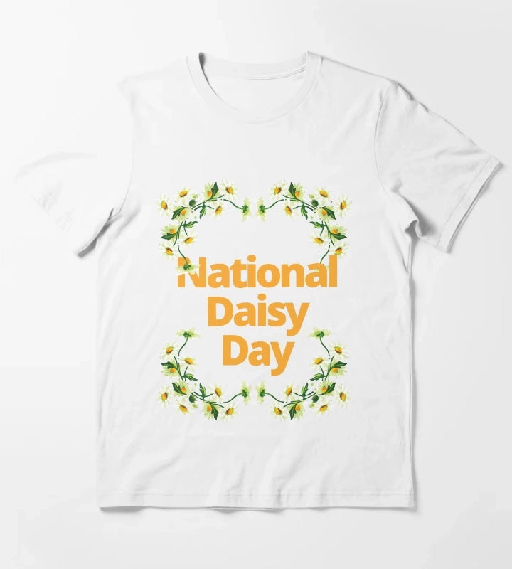 National Daisy Day T-Shirt White