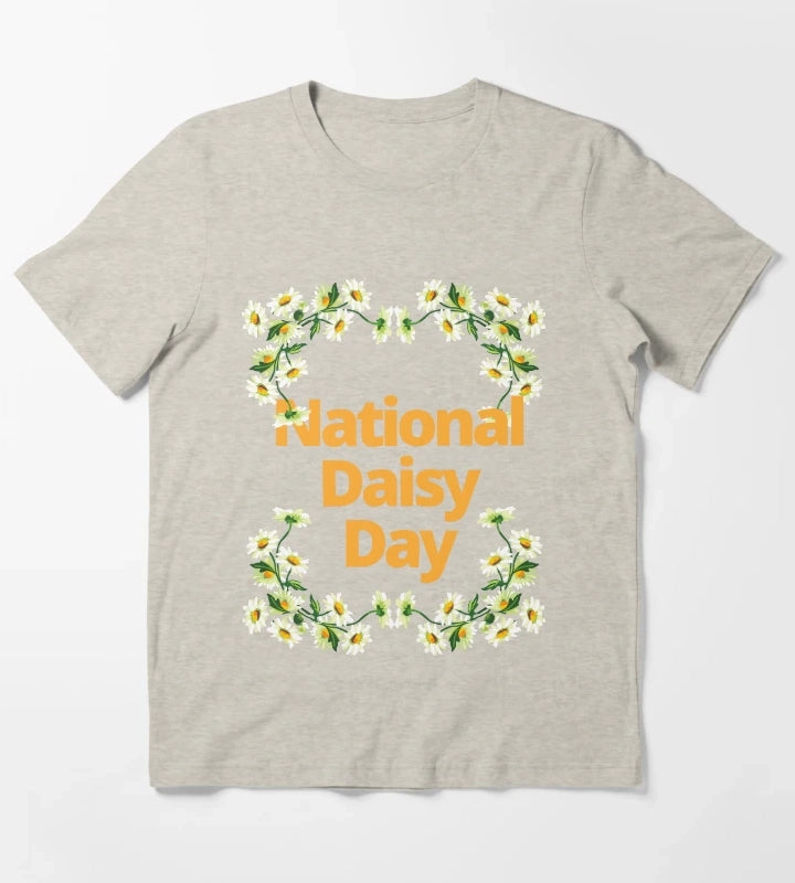 National Daisy Day T-Shirt Cream