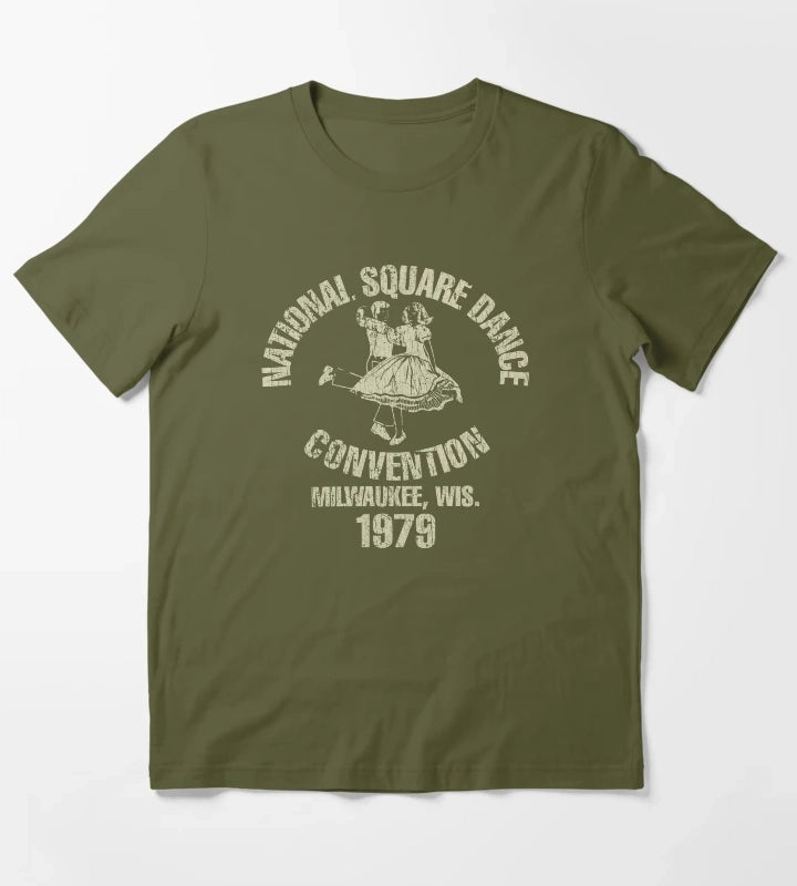 National Square Dance Convention 1979 T-Shirt Olive Green