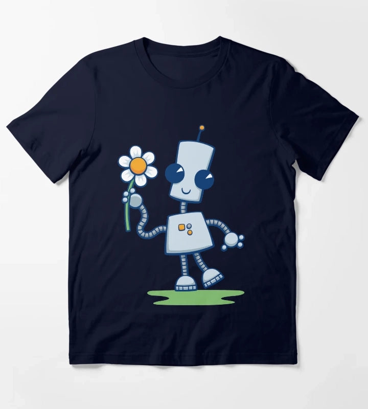 Neds Flower T-Shirt Navy