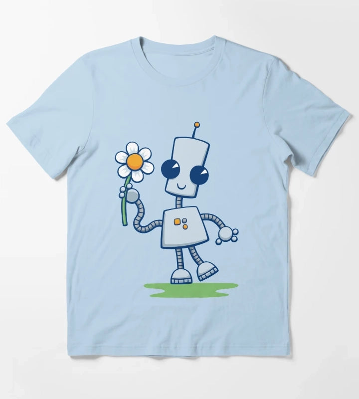 Neds Flower T-Shirt Sky Blue