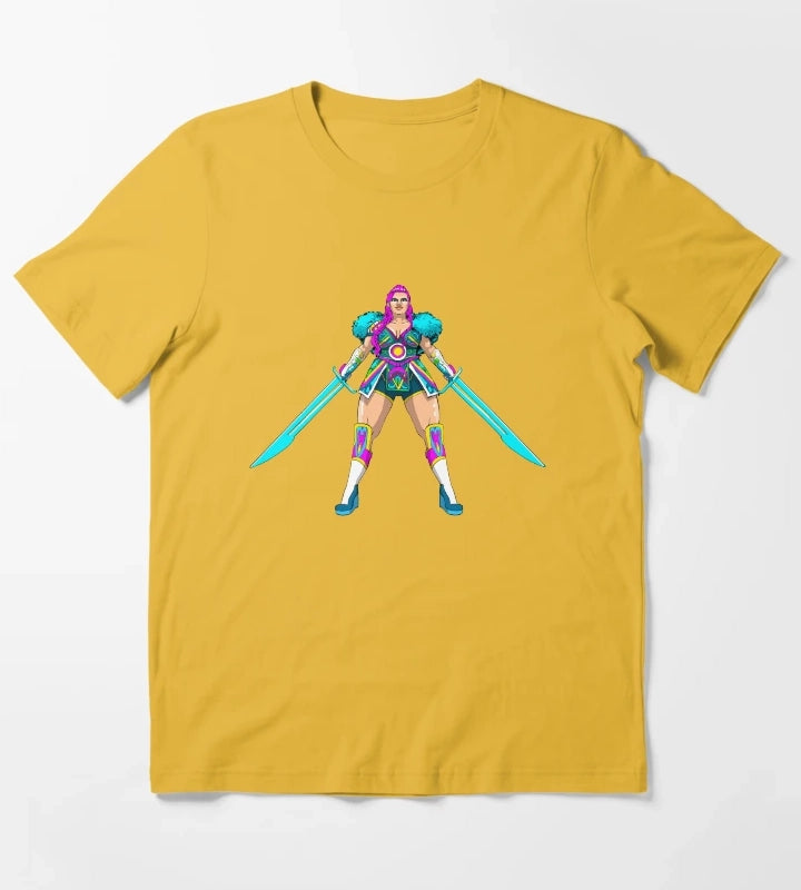 Neon Disco Queen T-Shirt Yellow
