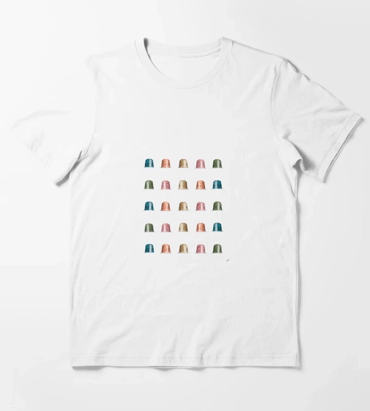 Nespresso coffee capsules T-Shirt White