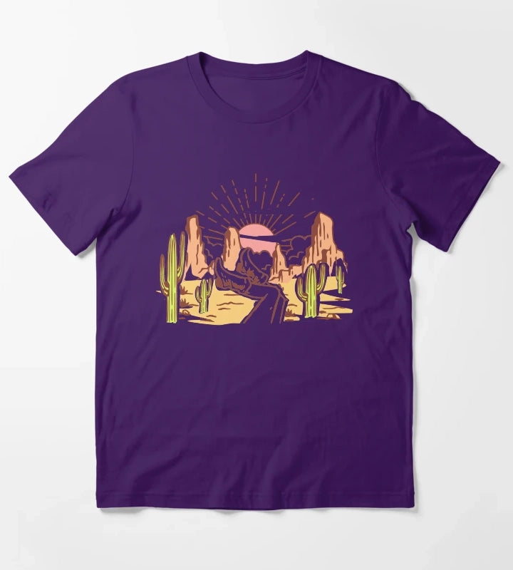 New Cowgirl In Town T-Shirt Purple