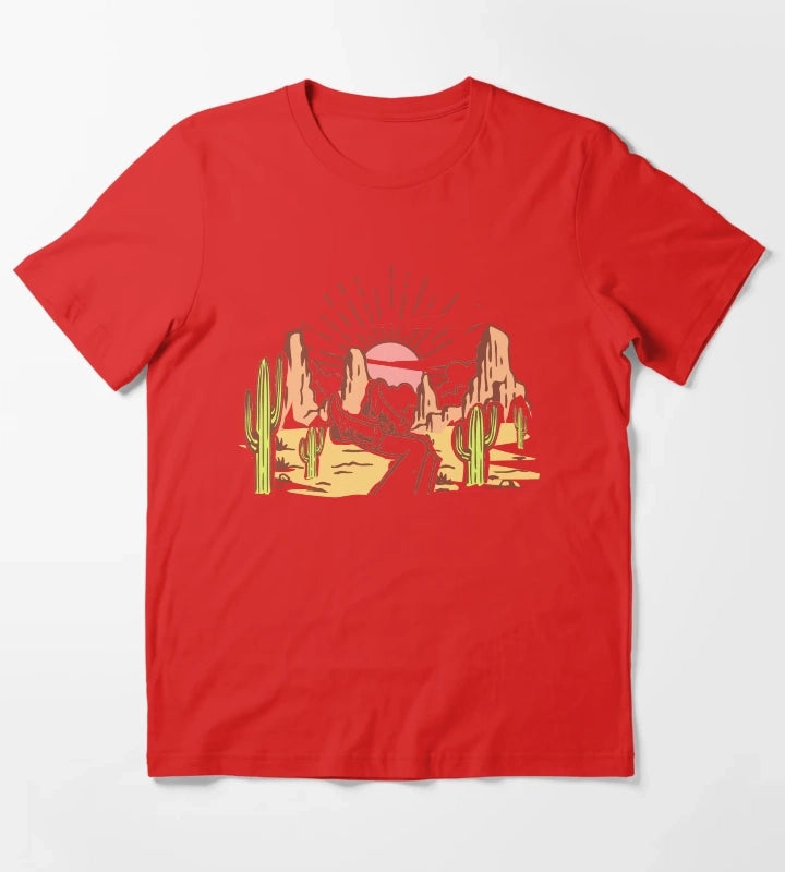 New Cowgirl In Town T-Shirt Red