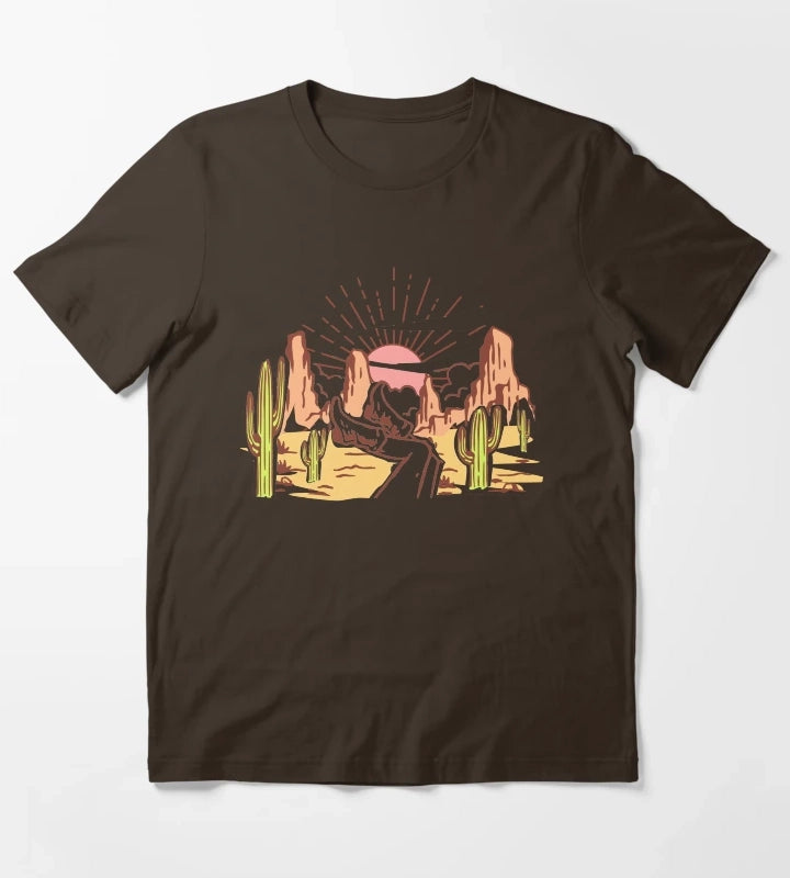 New Cowgirl In Town T-Shirt Brown