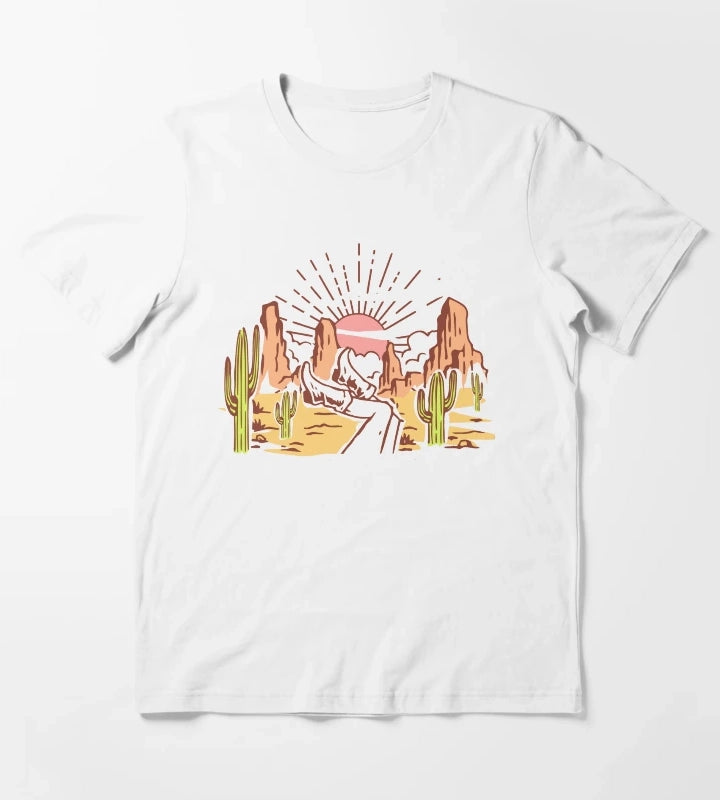 New Cowgirl In Town T-Shirt White