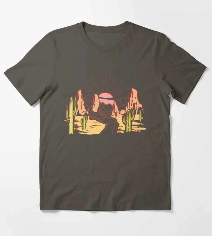 New Cowgirl In Town T-Shirt Dark Grey