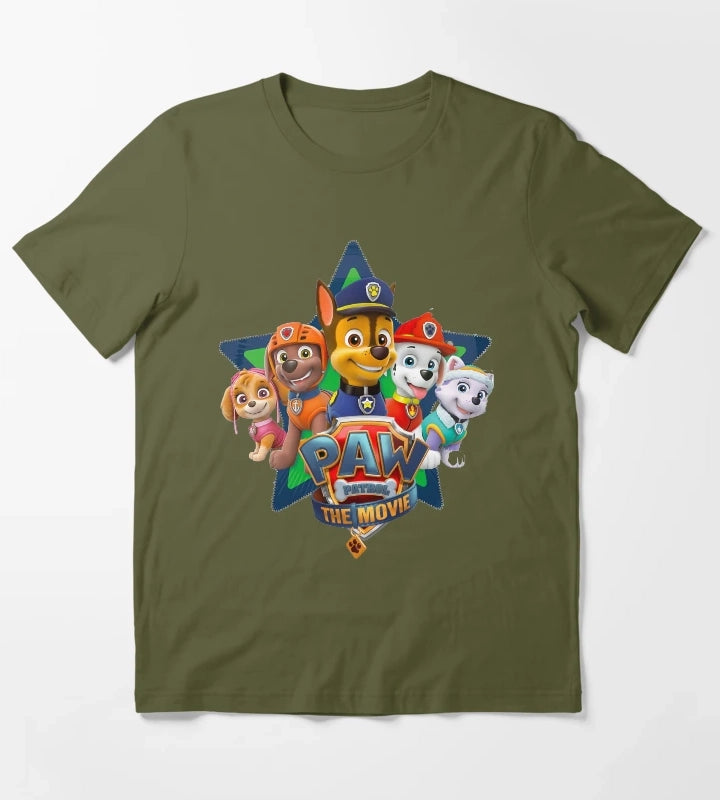 New Member Paw Patrol 2021 T-Shirt Olive Green