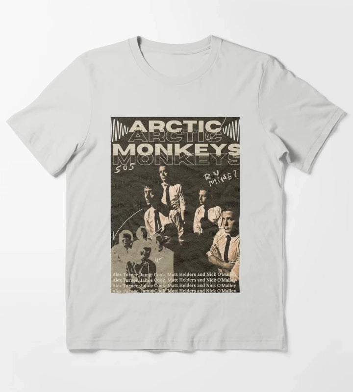New Music Band T-Shirt Light Grey