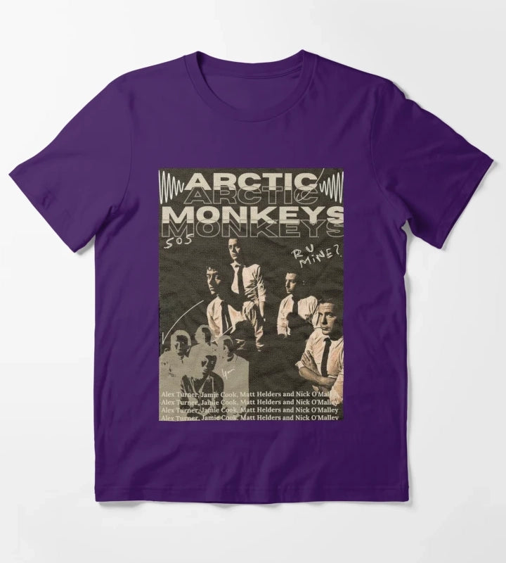 New Music Band T-Shirt Purple