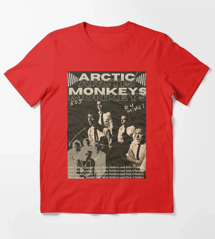 New Music Band T-Shirt Red
