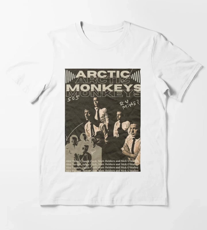 New Music Band T-Shirt White
