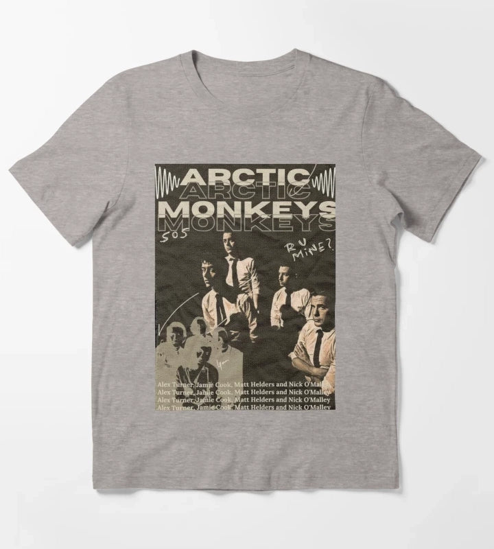 New Music Band T-Shirt Heather Grey