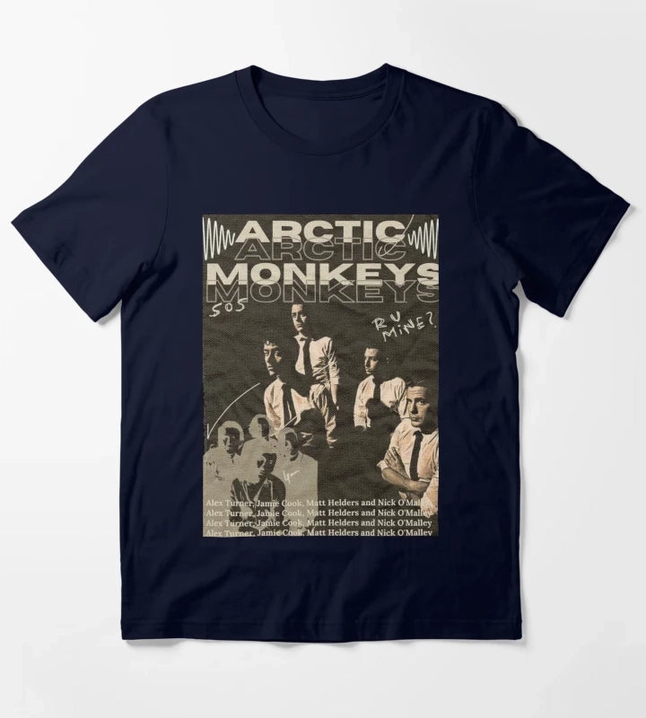 New Music Band T-Shirt Navy