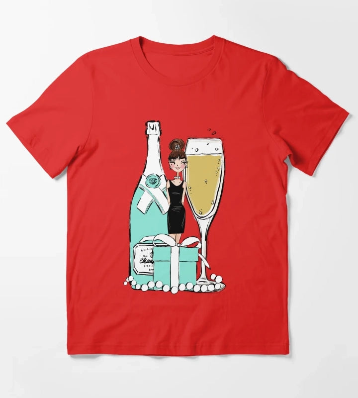 New York Lady T-Shirt Red