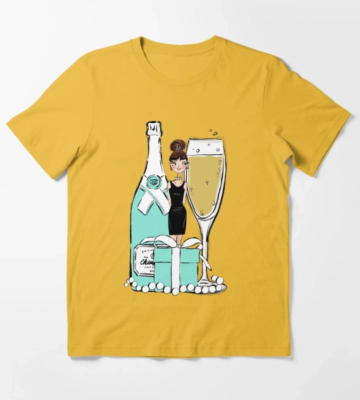 New York Lady T-Shirt Yellow