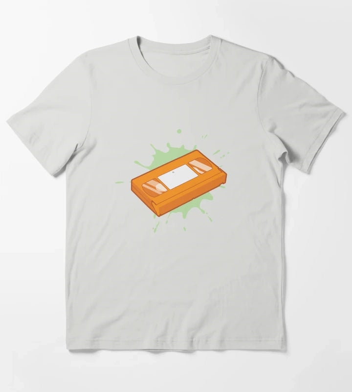 Nick Splat VHS T-Shirt Light Grey