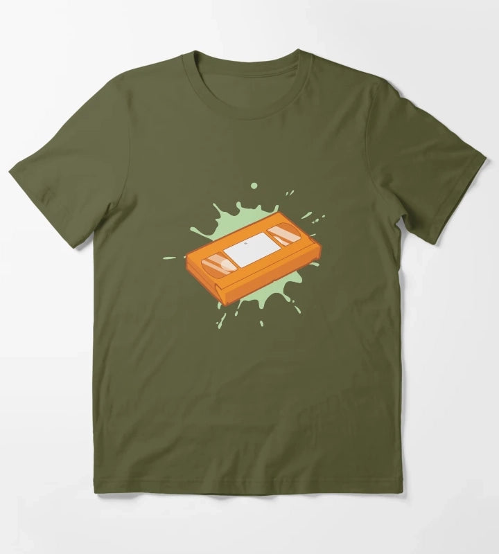 Nick Splat VHS T-Shirt Olive Green