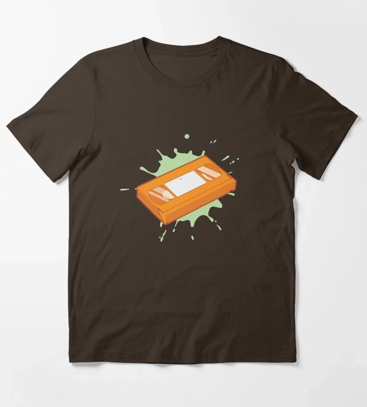 Nick Splat VHS T-Shirt Brown